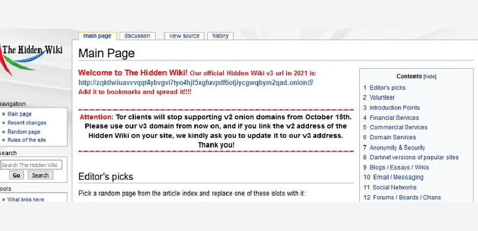 The Hidden Wiki